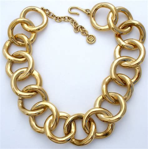 vintage givenchy necklace necklaces|vintage givenchy gold chain necklace.